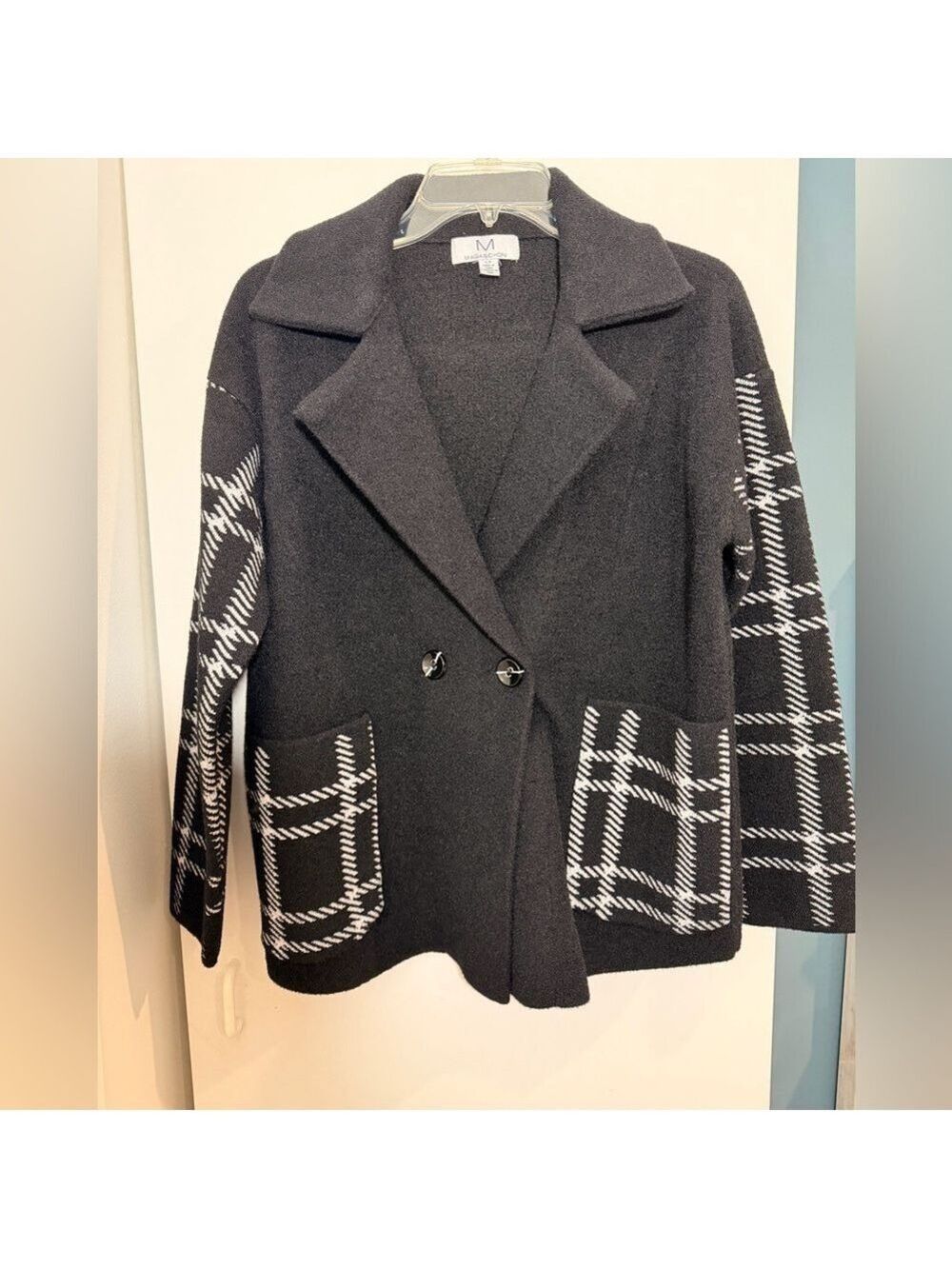 Magashoni Drop Shoulder Notch Lapel Coat Jacket Size S/P - Picture 3 of 12
